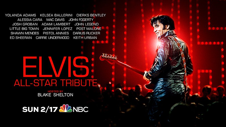 Music’s Biggest Stars Honor “The King of Rock ‘n’ Roll” in ‘Elvis All-Star Tribute’ Airing Sunday, Feb. 17 on NBC